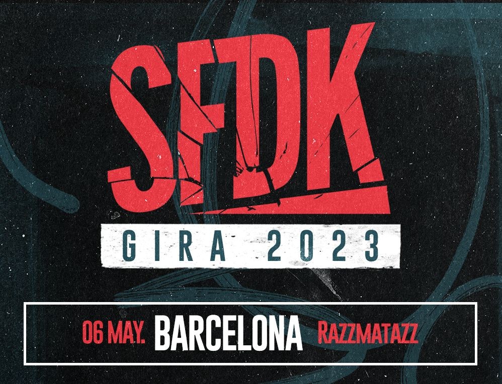 Entrelazamiento mano intermitente SFDK Concierto en Sala Razzmatazz, Barcelona 06/05/2023 | SalaRazzmatazz.com